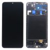 Samsung Galaxy A20 (SM-A205F) LCD pótképernyő+ érintőfelület fekete + keret