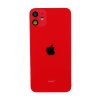 Iphone 11 hátlap üveg – piros színű (Red)