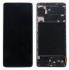 Samsung Galaxy A71 (SM-A715F) LCD pótképernyő+ érintőfelület fekete + keret