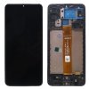 Eredeti LCD Samsung Galaxy A12 (a125)  képernyő + érintőfelület fekete + keret