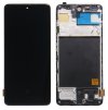 Oled képernyő Samsung Galaxy A51 (SM-A515F) + fekete érintőképernyő + Keret