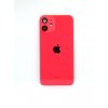 Iphone 12 mini hátlap üveg + kamera üveg - RED