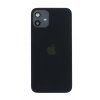Iphone 12 hátlap üveg + kamera üveg - Black