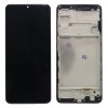 Oled képernyő Samsung Galaxy A22 (SM-A225) + fekete érintőképernyő + Keret