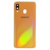 Samsung Galaxy A40 (SM-A405) - Hátsó tok + fényképező tok, narancssárga színű (Coral)