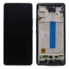 SMALL OLED képernyő Samsung Galaxy A53 5G (SM-536B) + fekete érintőképernyő + Keret (Black)
