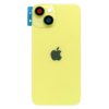Apple Iphone 14 hátlap üveg + kamera üveg - sárga színű (Yellow)