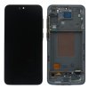 Samsung Galaxy A55 (SM-A556B) Kijelző + érintőfelület fekete + Keret (Navy) - BIG OLED