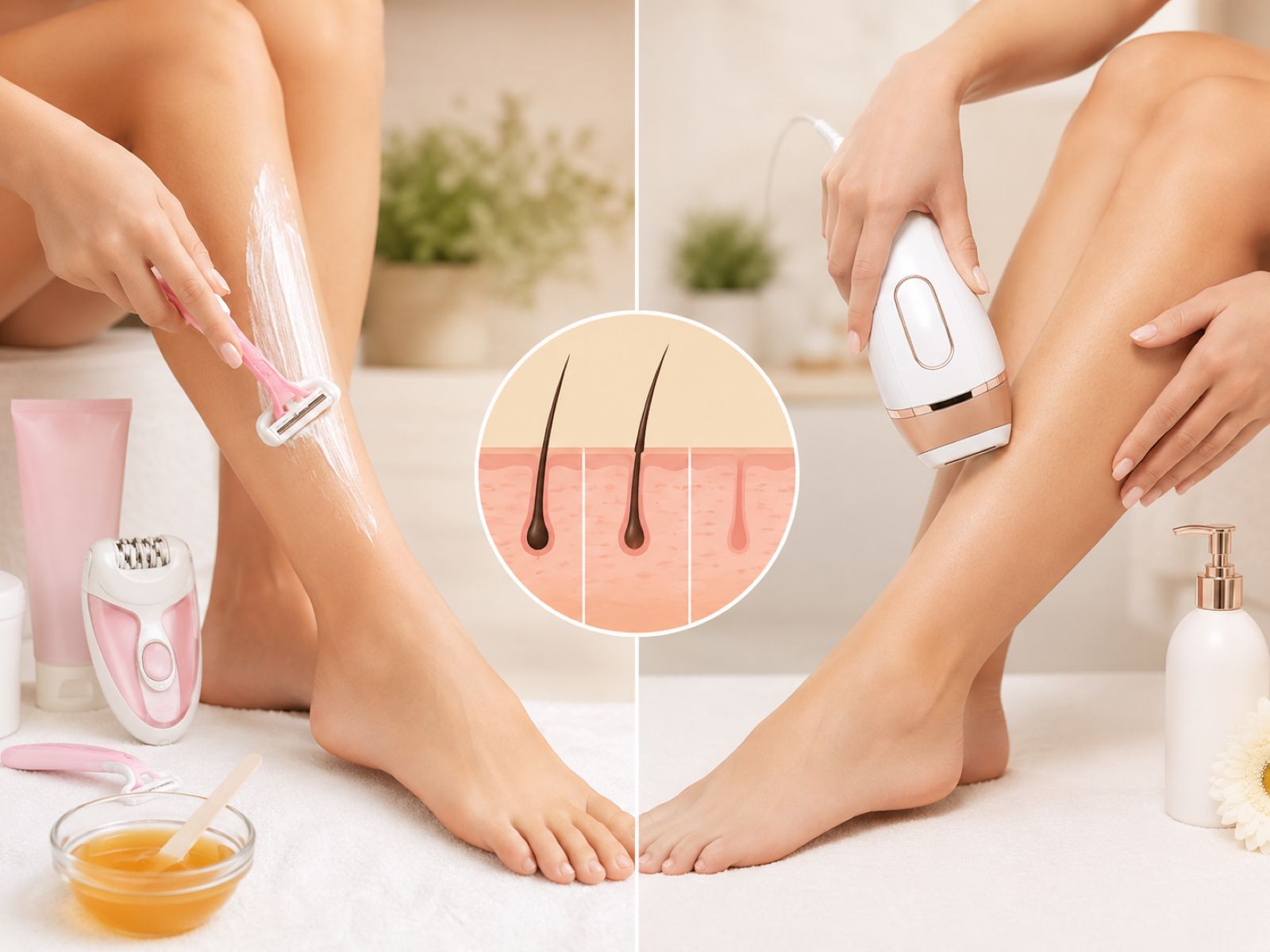 Epilare vs depilare: care este diferența și ce metodă merită aleasă?
