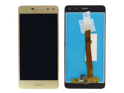 Ecran LCD original Huawei Y6 2017 + ecran tactil auriu