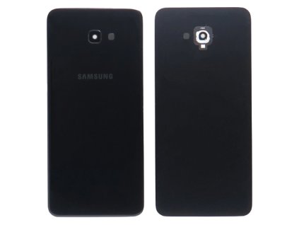 Capac spate Samsung Galaxy J4+ (j415) + sticlă cameră foto -negru