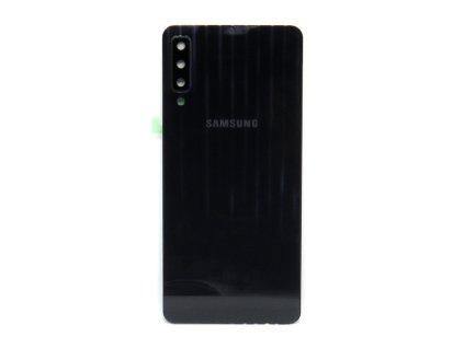 Capac spate Samsung A7 2018 (a750) + sticlă cameră foto - negru