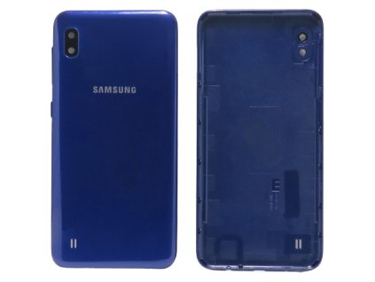 Capac spate Samsung Galaxy A10 (A105F) + sticlă cameră foto - albastru