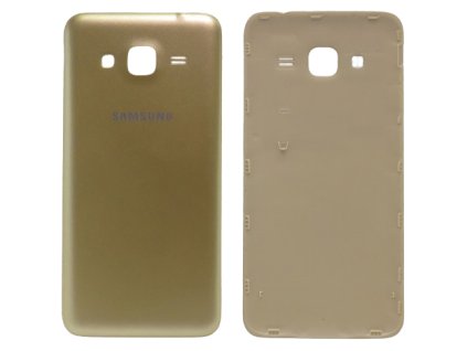 Capac spate Samsung Galaxy J3 2016 (j320) + sticlă cameră foto - auriu