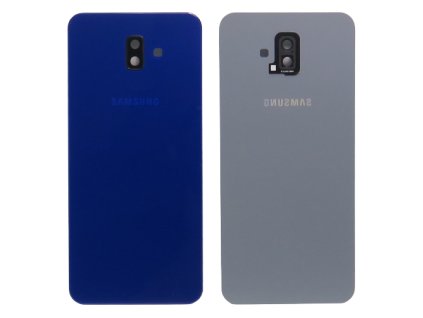 Capac spate Samsung Galaxy J6+ (j610) + sticlă cameră foto - albastru