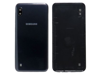 Capac spate Samsung Galaxy A10 (A105F) + sticlă cameră foto - negru