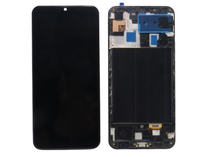 Display LCD Incell de rezervă pentru Samsung Galaxy  A30 (SM-A305F) + touchpad negru + Cadru