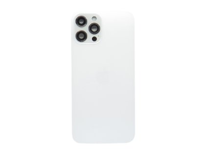 Sticlă spate Iphone 12 Pro Max + sticlă cameră foto - Silver