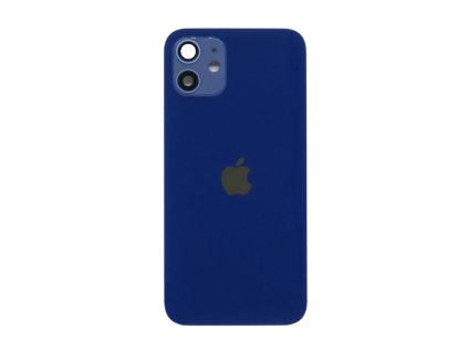 Sticlă spate Iphone 12 + sticlă cameră foto - Blue