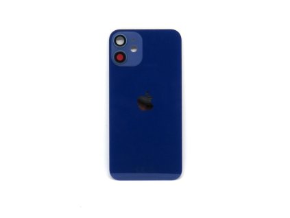 Sticlă spate Iphone 12 mini + sticlă cameră foto - Blue