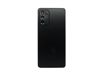 Capac spate Samsung Galaxy A72 (SM-A725F), A72 5G (SM-A726B) + sticlă cameră foto - negru (Awesome Black)