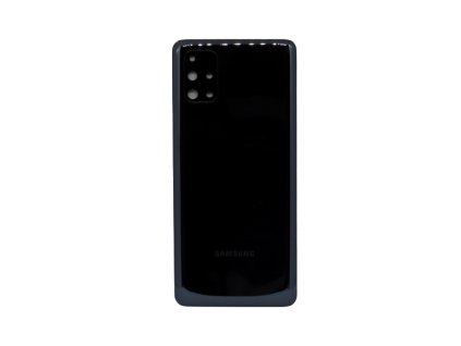 Capac spate Samsung Galaxy M51 (M515F) + sticlă cameră foto -negru (Celestial Black)