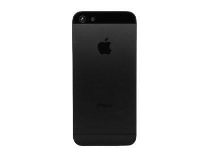 Capac spate Apple iPhone 5 negru (Black) + butoane