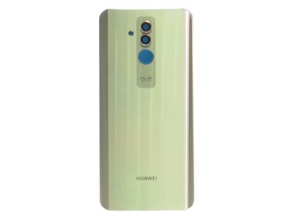 Capac spate Huawei Mate 20 Lite + sticlă cameră foto - auriu (Platinum gold)