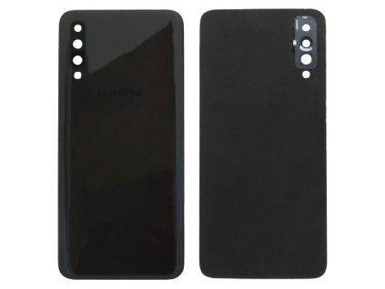 Capac spate Samsung Galaxy A50 (SM-A505F) + sticlă cameră foto -negru (Black)