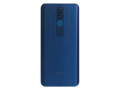 Capac spate Huawei Mate 20 Lite + sticlă cameră foto - albastru (Sapphire Blue)