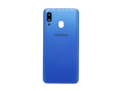 Capac spate Samsung Galaxy A40 (SM-A405) + sticlă cameră foto - albastru (Blue)