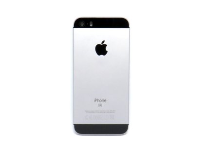Capac spate Apple iPhone SE gri (Space grey) + butoane