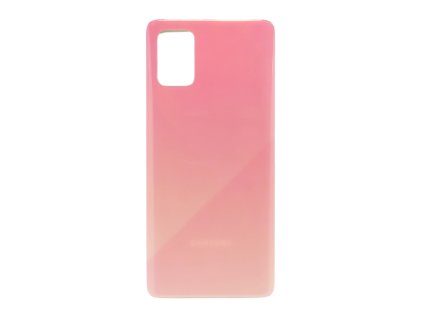 Capac spate Samsung A71 (SM-A715F) + sticlă cameră foto - roz