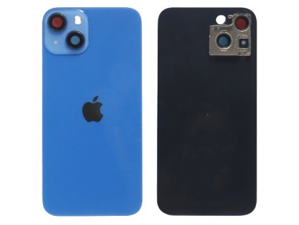 Sticlă spate Apple Iphone 13 + sticlă cameră foto - albastru (Blue)