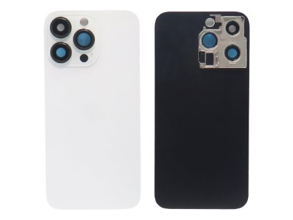 Sticlă spate Apple Iphone 13 Pro + sticlă cameră foto - argintiu (Silver)
