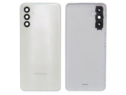 Capac spate Samsung Galaxy A04S (SM-A047F) + sticlă cameră foto - alb (White)