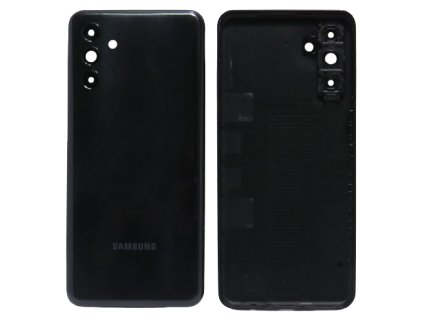 Capac spate Samsung Galaxy A04S (SM-A047F) + sticlă cameră foto - negru (Black)