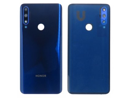 Capac spate Honor 9x + sticlă cameră foto - albastru (Sapphire Blue)