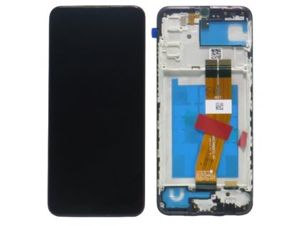 Ecran LCD original Samsung Galaxy A02s (SM-A025G) + ecran tactil negru + Cadru