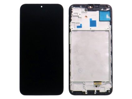 Display OLED Samsung Galaxy A15 (SM-A155F), A15 5G (SM-A156B) + suprafață tactilă neagră + Cadru