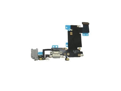 Apple iPhone 6s Plus - Conector de încărcare + microfon + cablu flexibil - gri