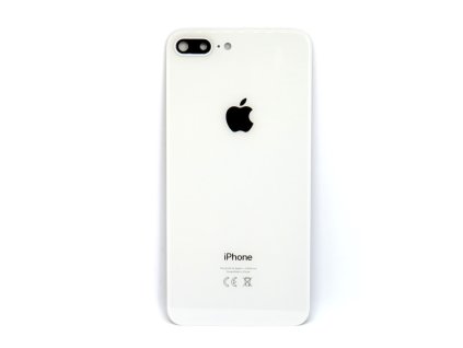 Sticlă spate Iphone 8 Plus + sticlă cameră foto - argintiu (Silver)