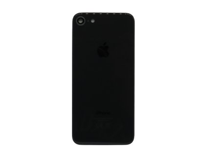 Sticlă spate Iphone 8 + sticlă cameră foto - negru (Space grey)