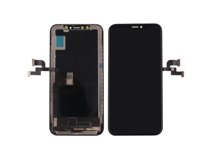 Apple iPhone X display + suprafața tactilă neagră - Hard Oled