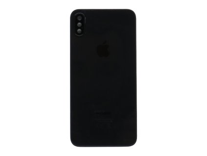 Sticlă spate Iphone X + sticlă cameră foto - negru