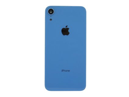 Sticlă spate Iphone XR + sticlă cameră foto - albastru