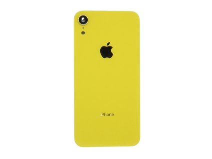 Sticlă spate Iphone XR + sticlă cameră foto - galben
