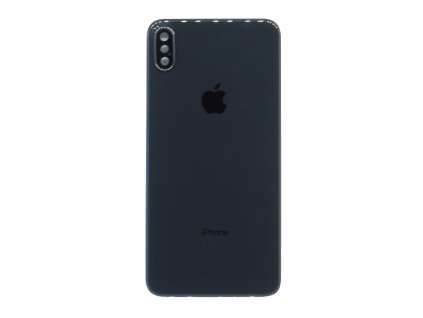 Sticlă spate Iphone Xs Max + sticlă cameră foto - negru