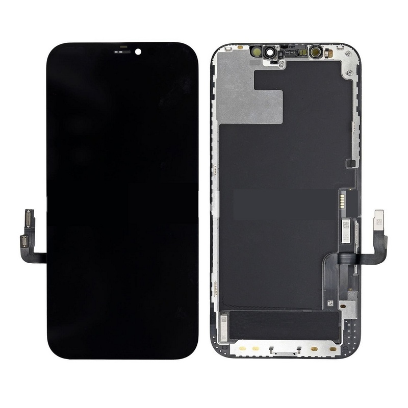 Apple iPhone 12, iPhone 12 Pro display + suprafața tactilă neagră – Incell