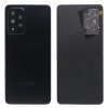 Capac spate Samsung Galaxy A52 4G (SM-A525F), A52 5G (SM-A526B), A52s 5G (SM-A528B) + sticlă cameră foto - negru (Awesome Black)